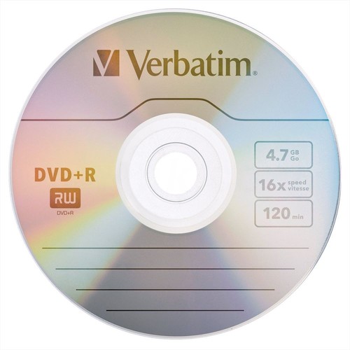 Verbatim dvd 16x 4 - 25, dvd+r
